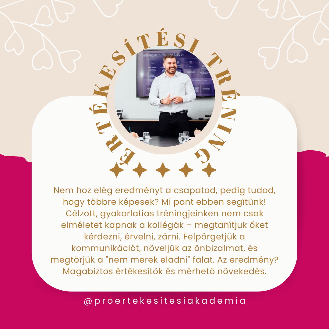 Értékesítési tréning